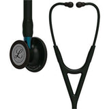 3M Littmann Cardiology IV Stethoscope, Black Chestpiece, Black Tube, Blue Stem & Black Headset. MPN: 6201