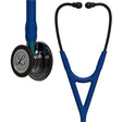 3M Littmann Cardiology IV Stethoscope, High Polish Smoke Chestpiece, Navy Tube, Blue Stem & Black Headset. MPN: 6202