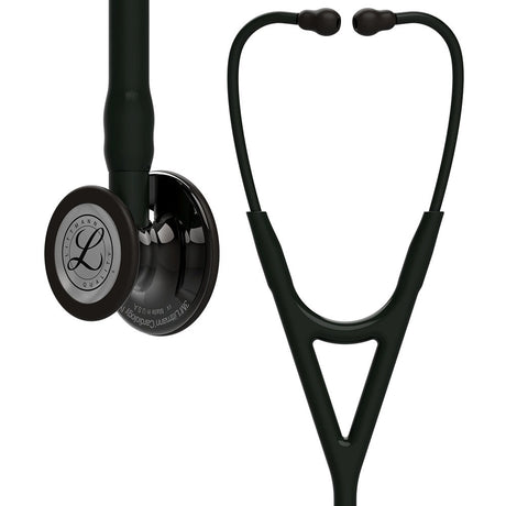 3M Littmann Cardiology IV Stethoscope, High Polish Smoke Chestpiece, Black Tube, Black Stem, Black Headset. MPN: 6232