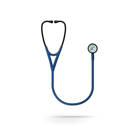 Littmann CARDIOLOGY IV Stethoscope, High Polish Rainbow Chestpiece, Satin-Finish Navy Tube. MPN: 6242C - Image 3