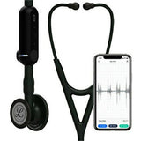 3M Littmann 8480 CORE Digital Stethoscope, Black Chestpiece, Tube, Stem and Headset, 27". MPN: 8480
