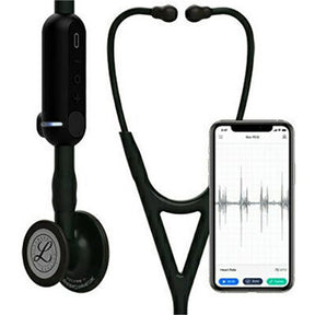 3M Littmann 8480 CORE Digital Stethoscope, Black Chestpiece, Tube, Stem and Headset, 27". MPN: 8480
