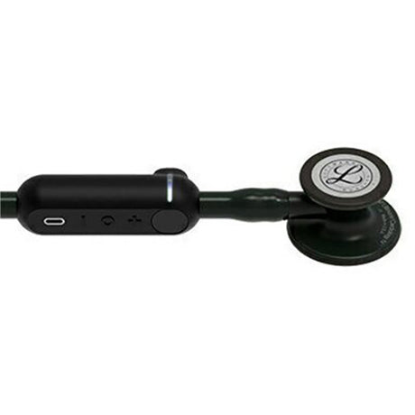 3M Littmann 8480 CORE Digital Stethoscope, Black Chestpiece, Tube, Stem and Headset, 27". MPN: 8480 - Image 3