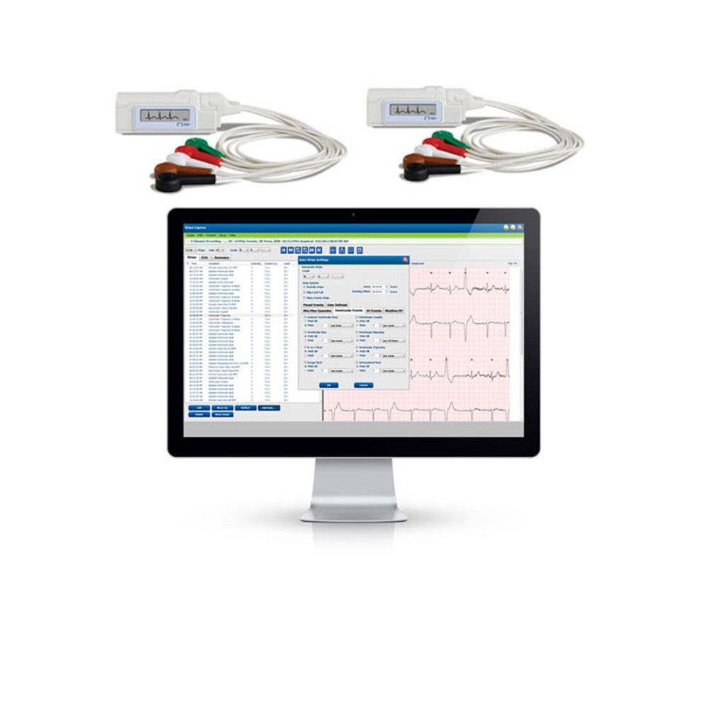 MORTARA BURDICK VISION Express Holter Software with USB cable & 2 Burdick H3+ recorders. MPN: BURV53H-2