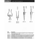 MeisterHand HEISS Self-Retaining, Cross Action Retractor, 4" (10.2 cm), blunt prongs. MPN: MH11-16 - Image 3