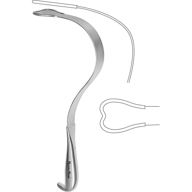 MeisterHand HARRINGTON Retractor, 12-1/2" (31.8 cm), blade 1-1/2" (3.8 cm) wide. MPN: MH11-316