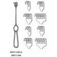 MeisterHand VOLKMAN Retractor, 8-1/2" (21.6 cm), 6 prongs, sharp, ring handle. MPN: MH11-536