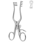MeisterHand WEITLANER Retractor, 5-1/2" (14 cm), blunt, 3 X 4 teeth. MPN: MH11-610