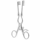 MeisterHand BECKMAN-WEITLANER Retractor, 5-1/2" (14 cm), blunt, 3 X 4 teeth, hinge blades. MPN: MH11-630-BL