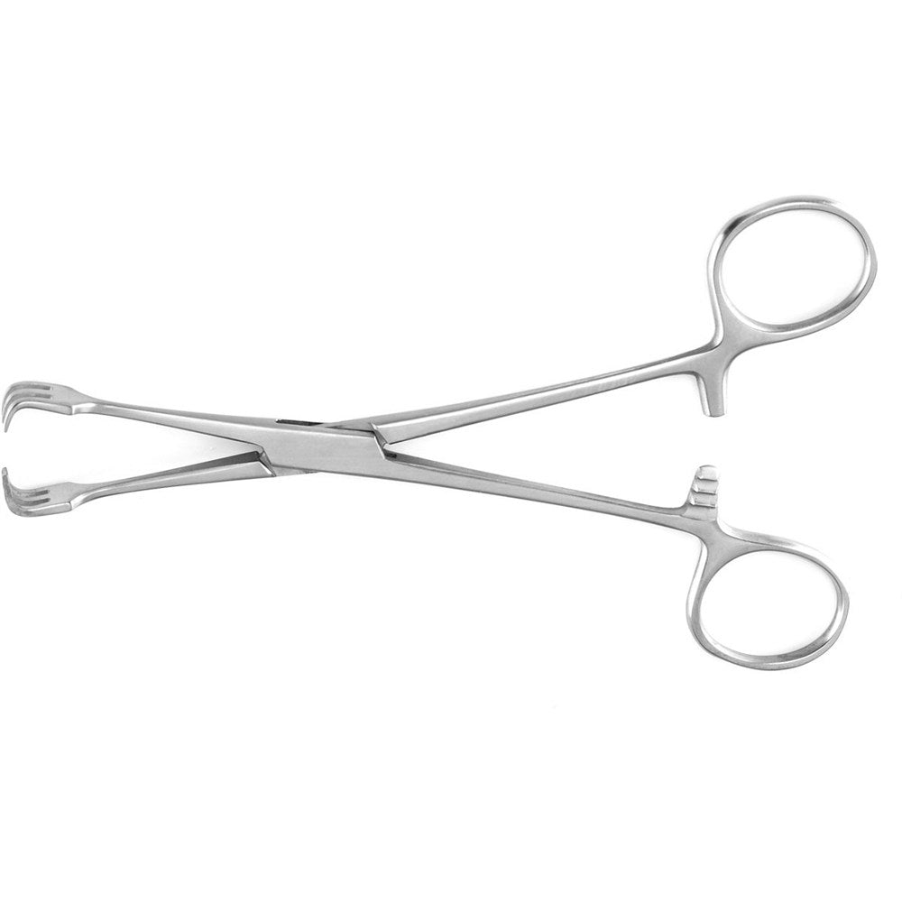 MeisterHand LAHEY Traction Forceps, 6-1/4" (15.9 cm), 3 X 3 teeth. MPN: MH12-80