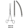 MeisterHand DOYEN Intestinal Forceps, 9" (22.9 cm), curved, flexible blades with longitudinal serrations. MPN: MH16-162