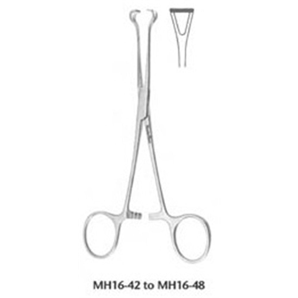 MeisterHand BABCOCK Intestinal Tissue Forceps, 6-1/2" (163mm), jaw width 8mm. MPN: MH16-44