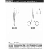 MeisterHand Micro ADSON Tissue Forceps, 4-3/4" (121mm), 0.6mm wide, serrated jaws. MPN: MH17-2510 - Image 3