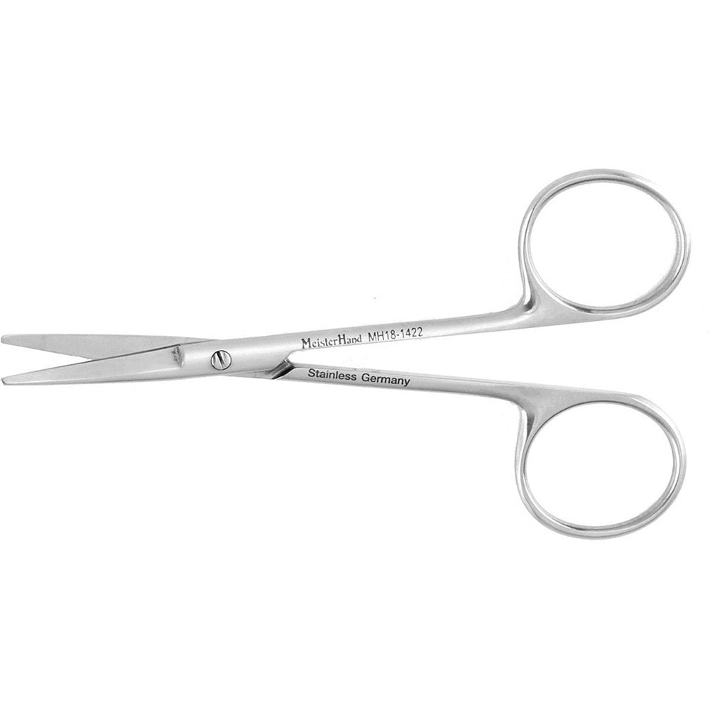 MeisterHand KNAPP Iris Scissors, 4" (10.2 cm), straight, blunt/blunt points. MPN: MH18-1422