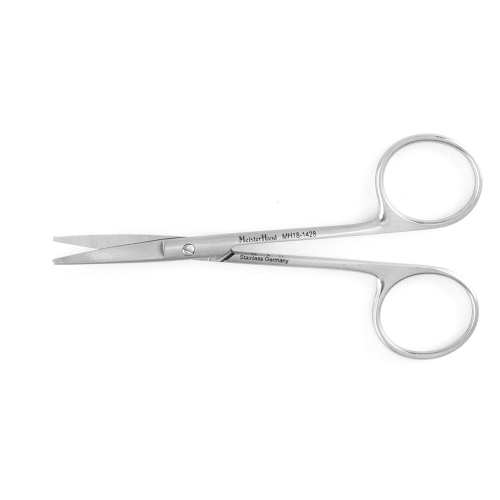 MeisterHand KNAPP Iris Scissors, 4" (10.2 cm), curved, blunt/blunt points. MPN: MH18-1428