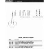 MeisterHand STEVENS Tenotomy Scissors, 4-1/8" (106mm), Straight, Short Blades, Blunt-Blunt Points. MPN: MH18-1462 - Image 2