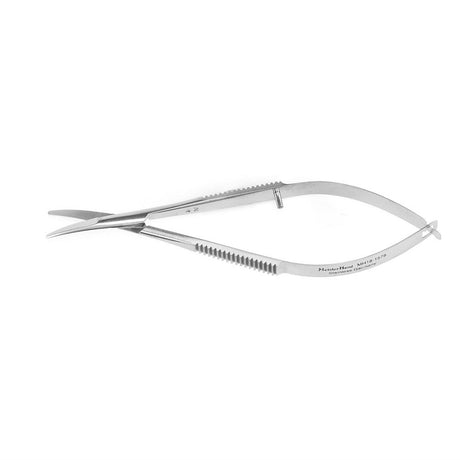 MeisterHand CASTROVIEJO Corneal Scissors, 3-3/4" (96mm), curved, blunt tips. MPN: MH18-1578