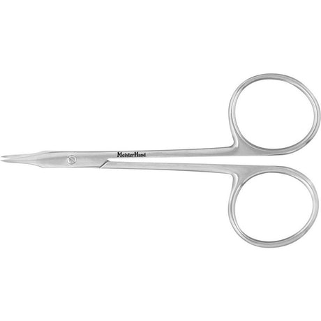 MeisterHand Eye Suture (GRADLE) Scissors, 3-3/4" (95mm), slightly curved, sharp points. MPN: MH18-1652