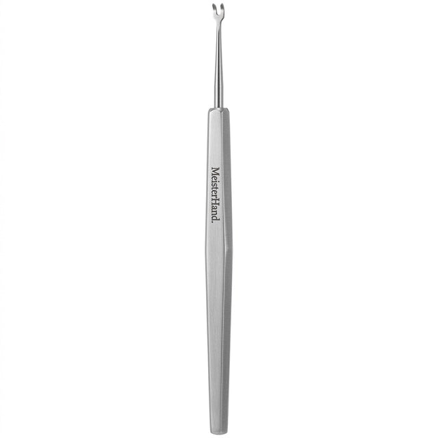 MeisterHand GUTHRIE Hook, 4-3/4" (120mm), Small, 2 Prongs, Sharp, 1.5mm Wide. MPN: MH18-416