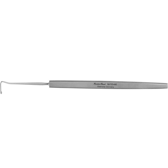 MeisterHand JAMESON Strabismus Hook, 10 mm deep. MPN: MH18-446