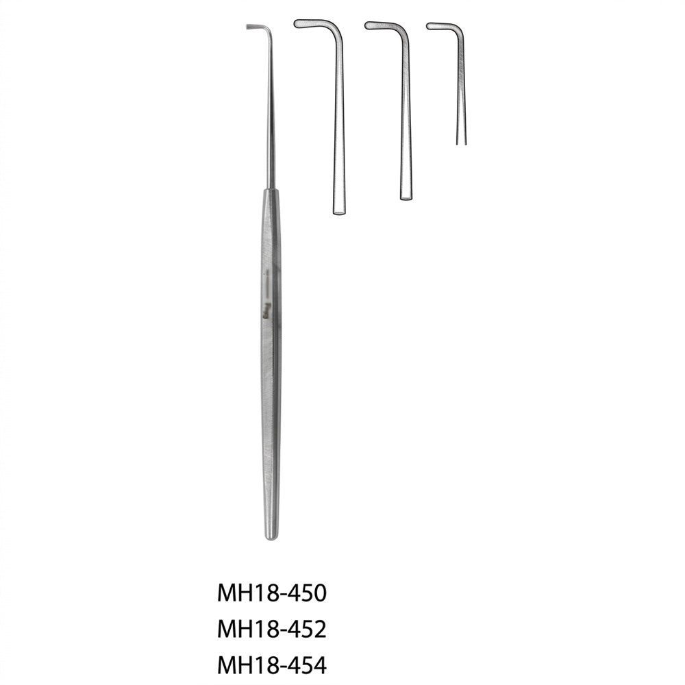MeisterHand VON GRAEFE Strabismus Hook, 5-1/4" (13.3cm),small size 8 mm long. MPN: MH18-450