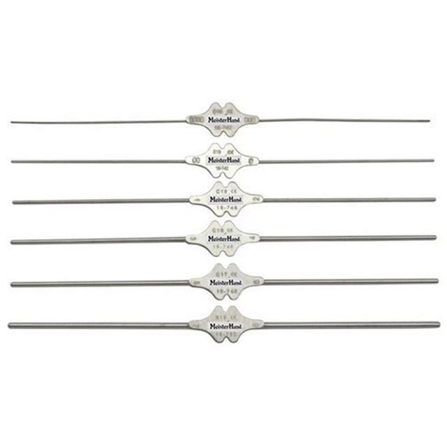 MeisterHand BOWMAN Lacrimal Probe, size 0000-000, Stainless. MPN: MH18-740