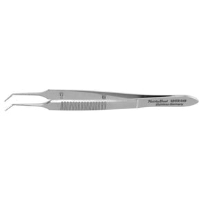 MeisterHand MCPHERSON Suture Tying Forceps, 3-1/2" (89mm), Angled, 0.3mm Wide At Tip. MPN: MH18-949