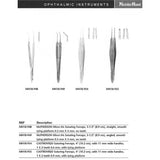 MeisterHand CASTROVIEJO Suture Forceps, 4-1/8" (104mm), tying platform, 1 x 2 teeth, 0.95mm wide at tip. MPN: MH18-955 - Image 3