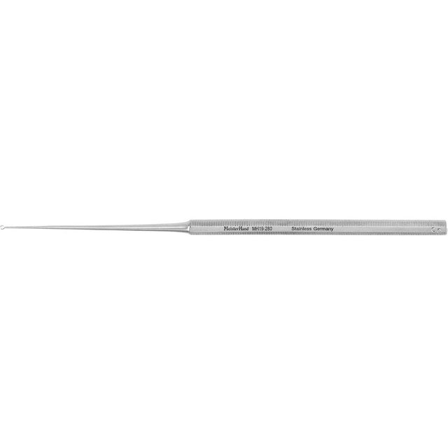 MeisterHand BUCK Ear Curette, 6-1/2" (165mm), Straight, Blunt, Size 00. MPN: MH19-280