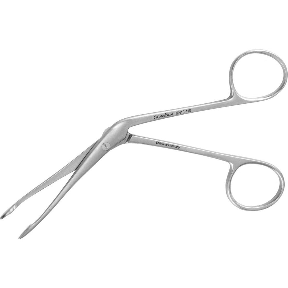 MeisterHand HARTMAN Ear Dressing Forceps, delicate serrated jaws 2.5 X 6 mm. MPN: MH19-410