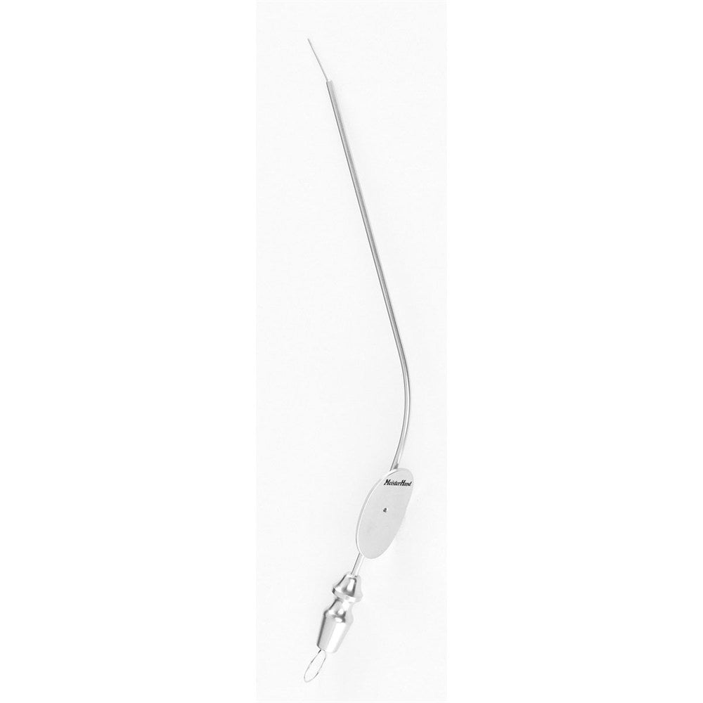 MeisterHand BARON Suction Tube, 5-3/8" (138mm) overall length, working length 3" (75mm), 5 French (1.7mm), with finger cut-off. MPN: MH19-582