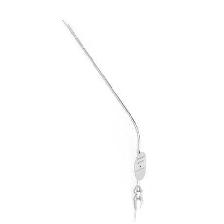 MeisterHand BARON Suction Tube, 5-3/8" (138mm) overall length, working length 3" (75mm), 7 French (2.3mm), with finger cut-off. MPN: MH19-584