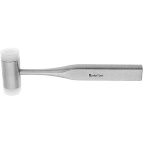 MeisterHand Mallet, 7-1/2" (19.1 cm), lightweight 7.5 oz. (213 G), stainless head 1" (2.5 cm) diameter with 2 replaceable nylon cups. MPN: MH19-793