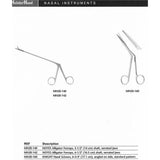 MeisterHand NOYES Alligator Forceps, 5-1/2" (14 cm) shaft, serrated jaws. MPN: MH20-140 - Image 2