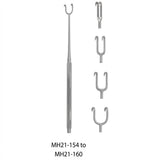MeisterHand JOSEPH Double Hook, 6-1/4" (15.9 cm), two sharp prongs, 2 mm wide. MPN: MH21-154