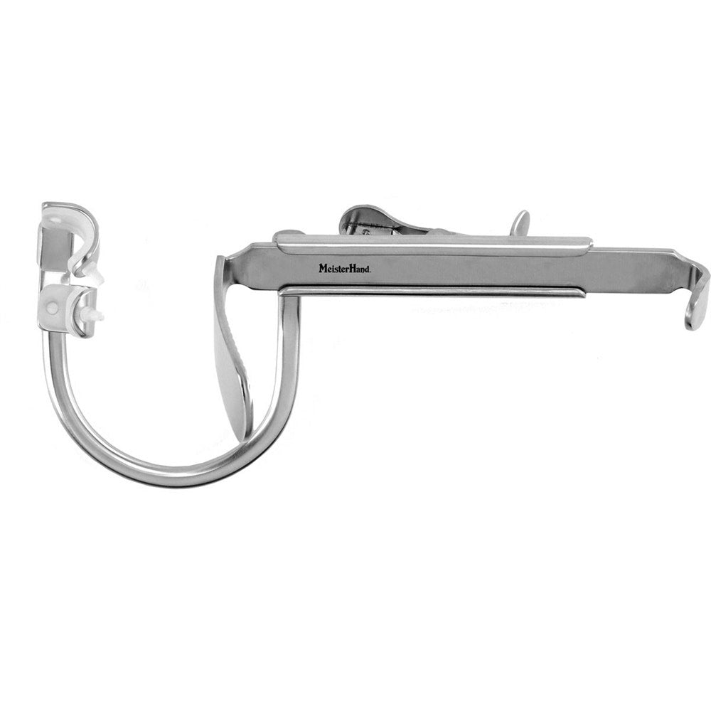 MeisterHand DAVIS Mouth Gag 6 1/4" (15.9 cm), double bite, left, without blades. MPN: MH2-120