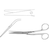 MeisterHand COTTLE Dorsal Scissors, 6-1/2" (16.5 cm), heavy pattern with rounded blades, angular shank. MPN: MH21-610