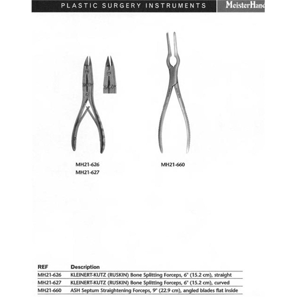 MeisterHand RUSKIN Bone Splitting Forceps, 5-3/4"(14.6cm)straight. MPN: MH21-626 - Image 2