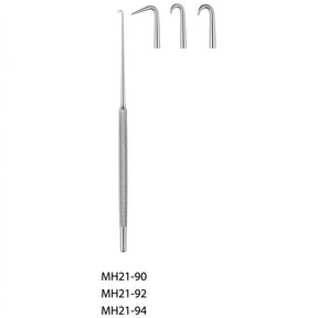 MeisterHand COTTLE Skin Hook, 5-1/2" (14 cm), large, deep curve, serrated handle. MPN: MH21-94
