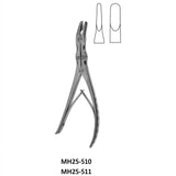 MeisterHand LEKSELL Rongeur, 9-3/4" (250mm), light curve, 8mm x 17mm bite. MPN: MH25-511
