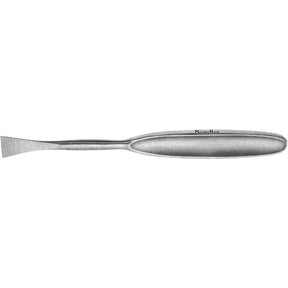 MeisterHand LANGENBECK Periosteal Elevator, 7-3/4" (198 mm), Wide Model, 1 mm Wide Sharp Blade. MPN: MH26-1412