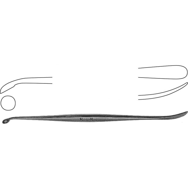 MeisterHand PENFIELD Dissectors, style No 1, 7" (180mm), Double-Ended, 7.3mm Sharp Cup and 7.2mm Blunt. MPN: MH26-1450