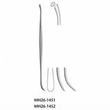 MeisterHand PENFIELD Dissectors, style No 2, 7-3/4" (200mm), Double-Ended, Wax Packer and 7mm Blunt, Slightly Curved. MPN: MH26-1451