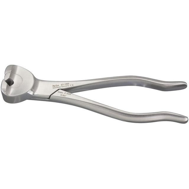 MeisterHand DIAMOND Pin & Wire Cutter, 6-1/2" (16.5 cm, cuts up to 2 mm 5/64") diameter hard wire, stainless. MPN: MH27-160