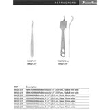 MeisterHand HOHMANN Retractor, 9-1/4" (23.5 cm), blade 18 mm wide. MPN: MH27-216 - Image 2