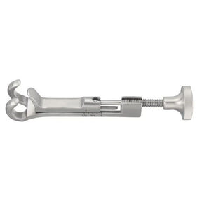 MeisterHand LOWMAN Bone Clamp, 8" (20.36 cm), calibrated in 1/8" (.32 cm), 1 X 2 prong jaws 1-1/4" (3.2 cm) wide. MPN: MH27-34