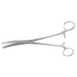 MeisterHand BUIE Pile Clamp, 8 1/2" (21.6 cm), curved angiotribe jaws. MPN: MH28-196