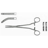 MeisterHand BALLENTINE Hysterectomy Forceps, 8-1/2" (21.6 cm), longitudinal serrations, single tooth, straight. MPN: MH30-1718