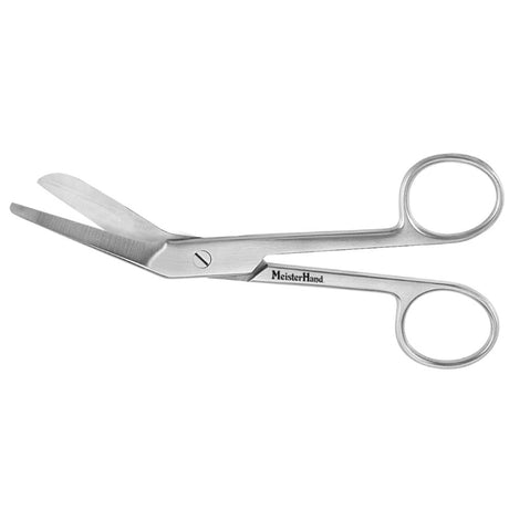 MeisterHand BRAUN Episiotomy Scissors, 8-1/2" (21.6 cm), angled to side, guarded lower blade. MPN: MH30-2195