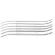 MeisterHand HANK Uterine Dilators, 10-1/2" (265mm), Double-Ended, Set of 6 Dilators, in Green Canvas Roll. MPN: MH30-500